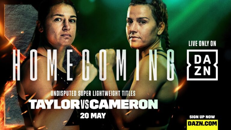 THE HOMECOMING 👑 | Watch Taylor vs. Cameron Live On DAZN.com
