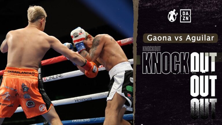 #ko – Miguel Gaona vs Gilberto Aguilar !!