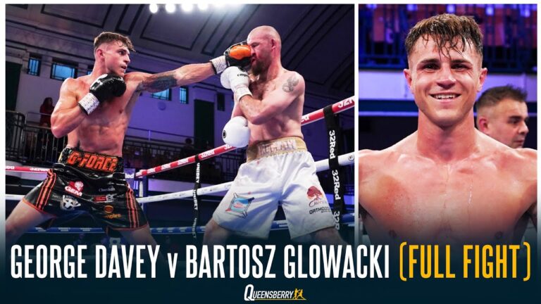 George Davey v Bartosz GÅ‚owacki (Full Fight) | Henry Wharton Trained Prospect Remains Unbeaten