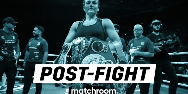 Chantelle Cameron Post Fight Press Conference After Katie Taylor Win