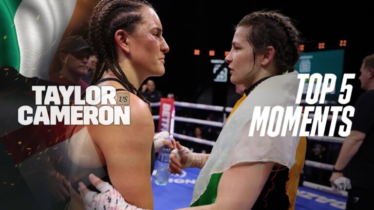 SHOCKS GALORE | Katie Taylor vs. Chantelle Cameron Top 5 Moments