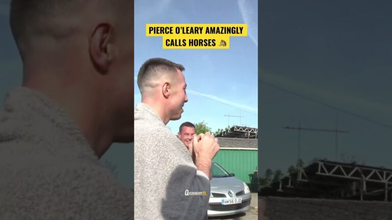INCREDIBLE HORSE NOISES 🐴😳 PIERCE Oâ€™LEARY CALLS HORSES FROM FIELD