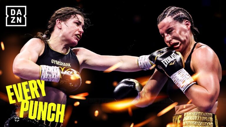 A Brutal Showdown! | Katie Taylor vs. Chantelle Cameron: Every Punch!