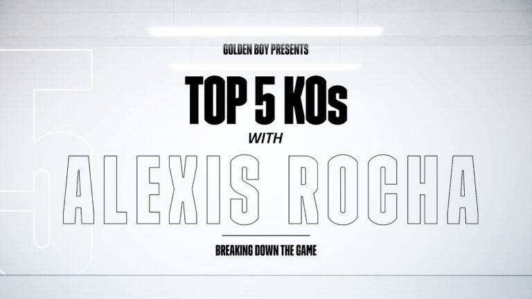 Alexis Rocha's Top 5! Lex re-lives his experiences in the ring scoring some BIG KOs! #top5