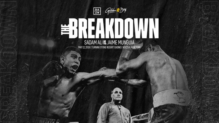 Sadam Ali vs Jaime Munguia! Munguia watches his 2018 World Championship Winning Fight! #breakdown
