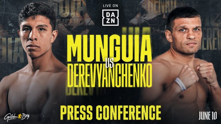 Jaime Munguia vs. Sergiy Derevyanchenko Press Conference