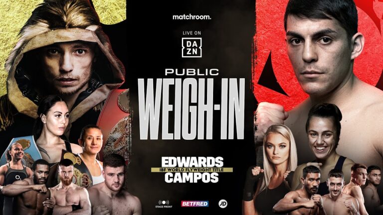 Sunny Edwards vs Andres Campos: Weigh In