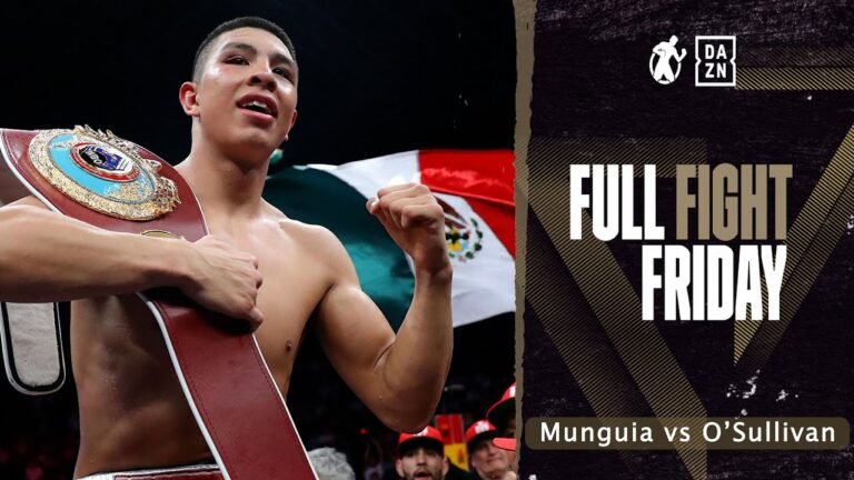 Jaime Munguia vs Gary 'Spike' O'Sullivan! Munguia Impresses In 1st Fight At Middleweight! #fullfight