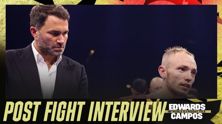 Eddie Hearn & Sunny Edwards Shake On Unification Fight Next 🤝