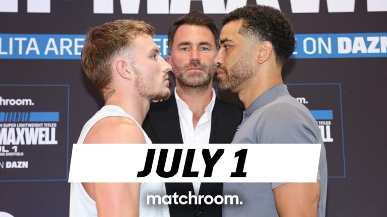 Dalton Smith v Sam Maxwell Media Briefing w/Eddie Hearn