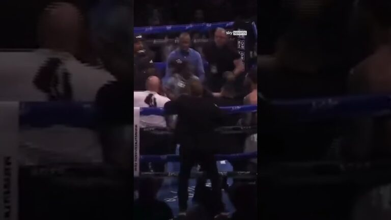 Floyd Mayweather and Gotti IIIâ€™s exhibition fight erupts into a mass brawl 😳 | 🎥 Crown Nation Sports