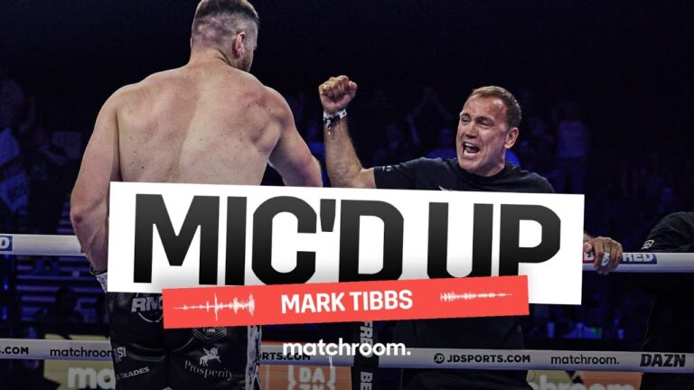 Mic'd Up: Mark Tibbs For Johnny Fisher vs Salas Fight 🔊