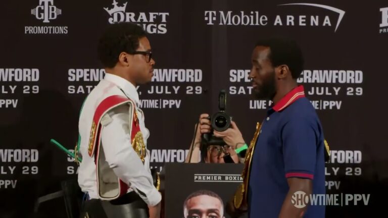 Spence and Crawford face off one last time all their belts