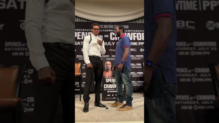 The FIRST Face-Off 🙌😨 #spencecrawford