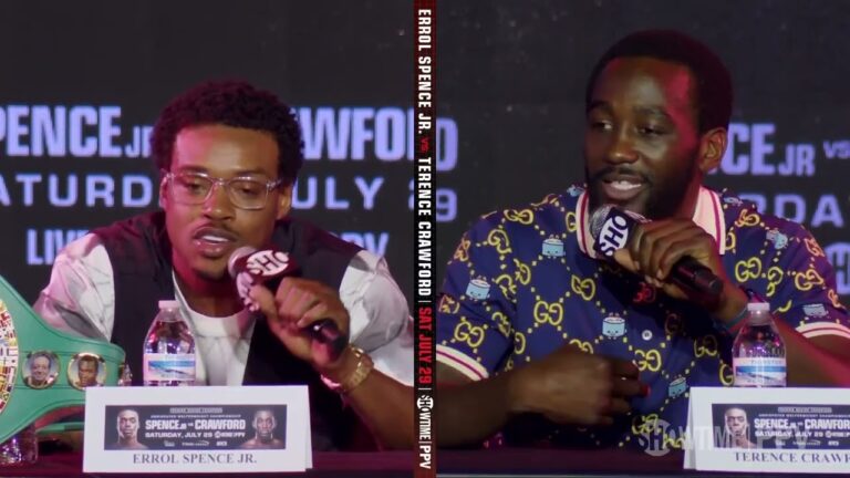 "You know we Jamaican man, we smoke Bud. We gonna smoke your a** up!" – Errol Spence Jr