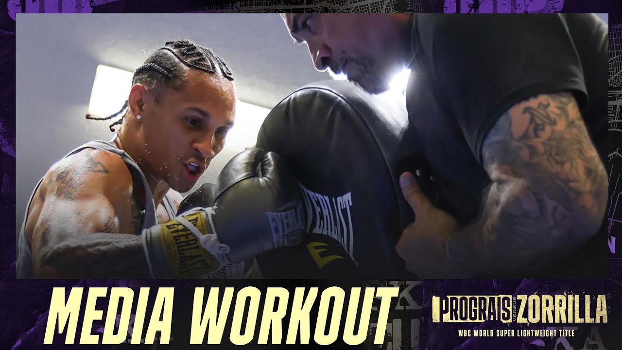Regis Prograis Workout In New Orleans For Zorrilla Fight