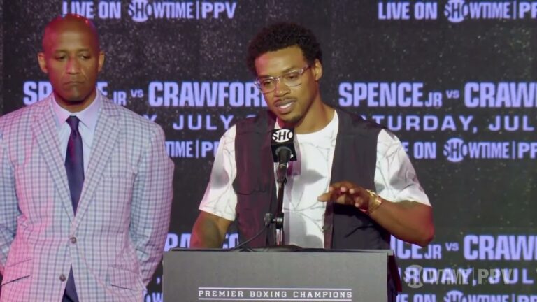 "I'm gonna show everybody why we breaking people" – Errol Spence Jr | #SpenceCrawford