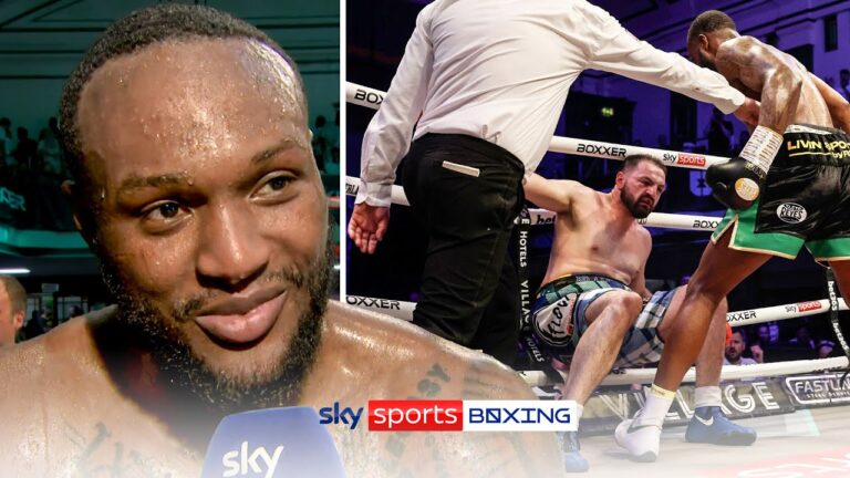 â€œI like the sound of KNOCKOUT ARTIST!â€⚡️ | Viddal Riley reacts to emphatic stoppage win