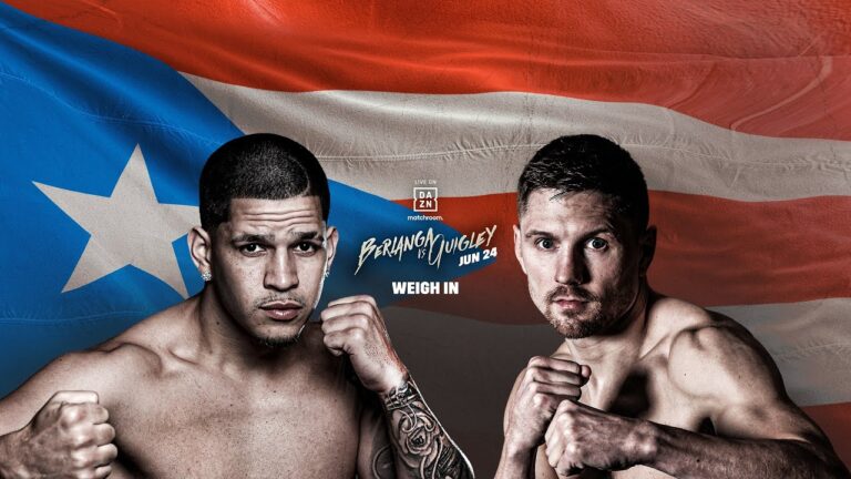 Edgar Berlanga vs. Jason Quigley Weigh-In