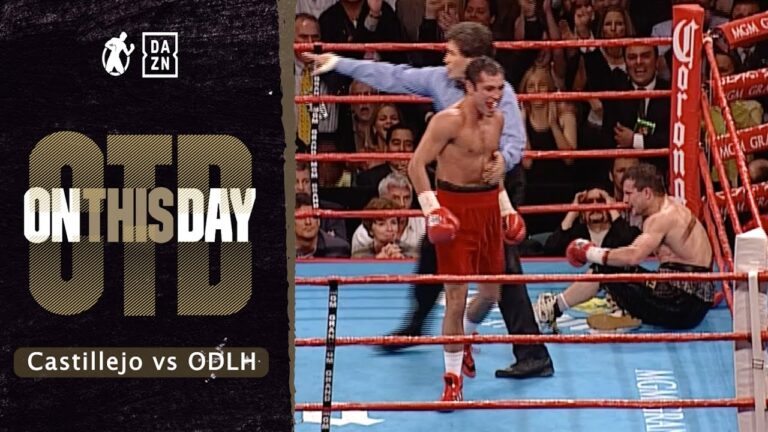 On This Day | Javier Castillejo vs Oscar De La Hoya! Oscar Wins 7th World Title in 4th Weight Class!