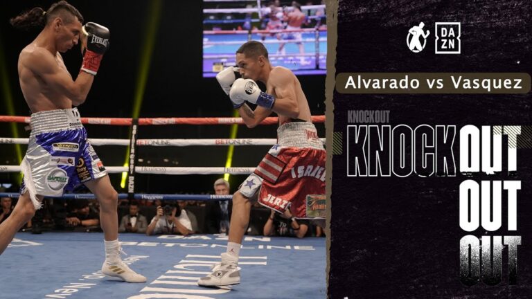 #ko – Felix Alvarado vs Israel Vasquez! 'El Gemelo' Makes Easy Work of Israel Vasquez!