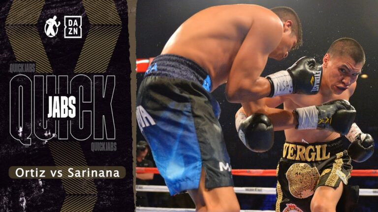 Vergil Ortiz vs Angel Sarinana! Early in Ortiz's Career | #quickjabs