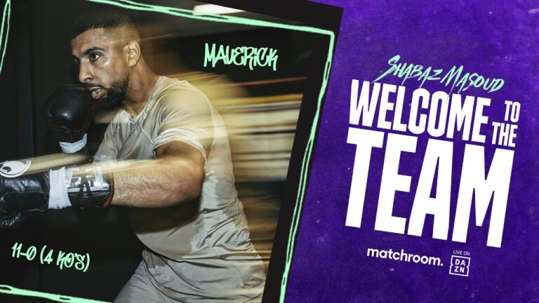 11-0 'The Maverick' Shabaz Masoud Signs With Matchroom