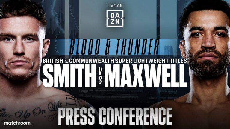 DALTON SMITH VS. SAM MAXWELL PRESS CONFERENCE LIVESTREAM