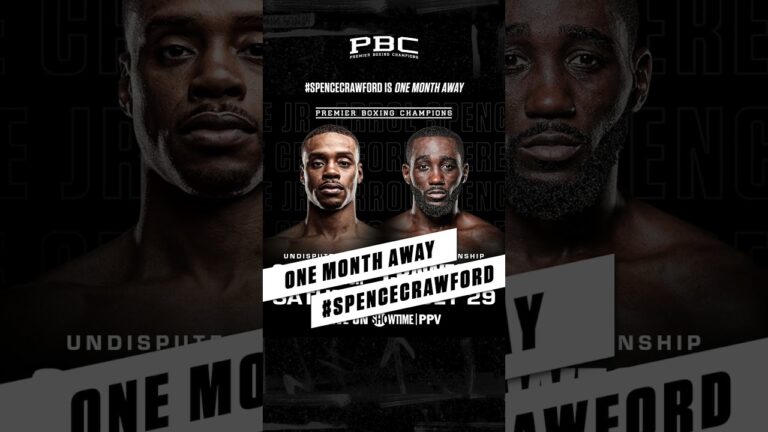 Spence vs Crawford is ONE MONTH AWAY | #SpenceCrawford