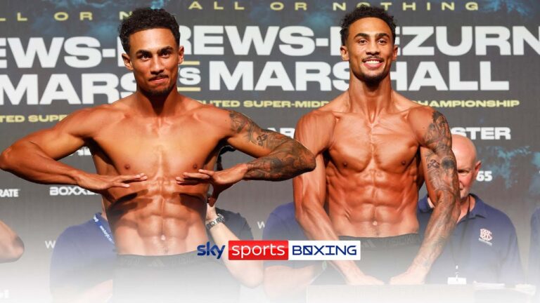 Ben Whittaker in FORMIDABLE shape as he takes over weigh-in! 😎✨