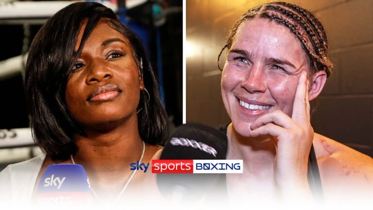 'Claressa's becoming a bit of a stalker!' 👀 | Savannah Marshall's reaction to undisputed win