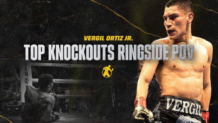 RINGSIDE POV | Watch up Some Of Vergil Ortiz's Best KO's Up Close & Personal!
