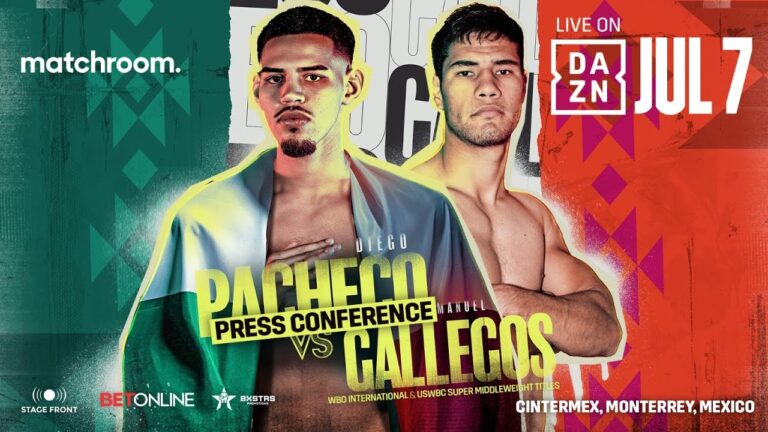 Diego Pacheco vs Manuel Gallegos: Final Press Conference
