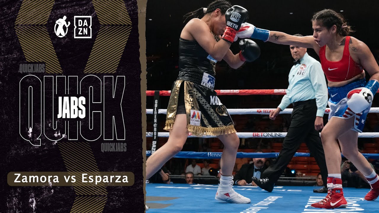 Ibeth Zamora vs Marlen Esparza! Esparza Beats WBC Champ to earn First World Title! | Quick Jabs