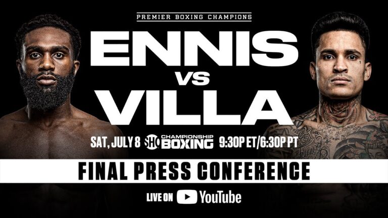 Ennis vs Villa FINAL PRESS CONFERENCE | #EnnisVilla