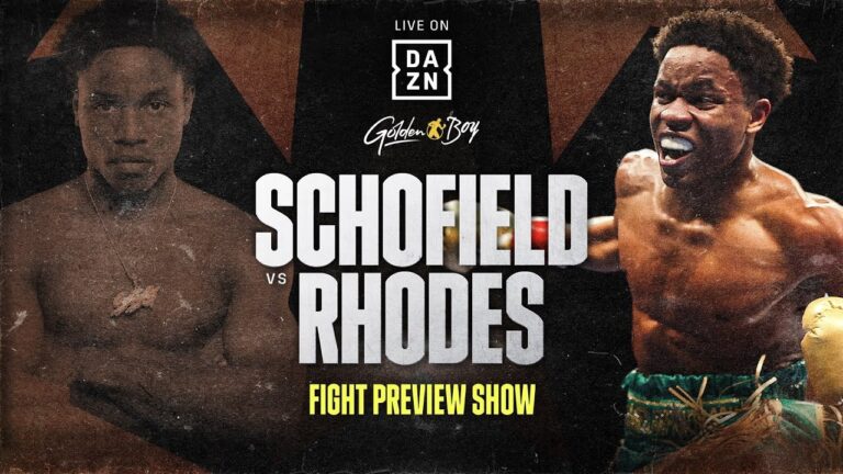 FLOYD SCHOFIELD VS. HASKELL LYDELL RHODES PREVIEW SHOW LIVESTREAM