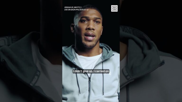 AJ on Whyte Rivalry! #Shorts #JoshuaWhyte2