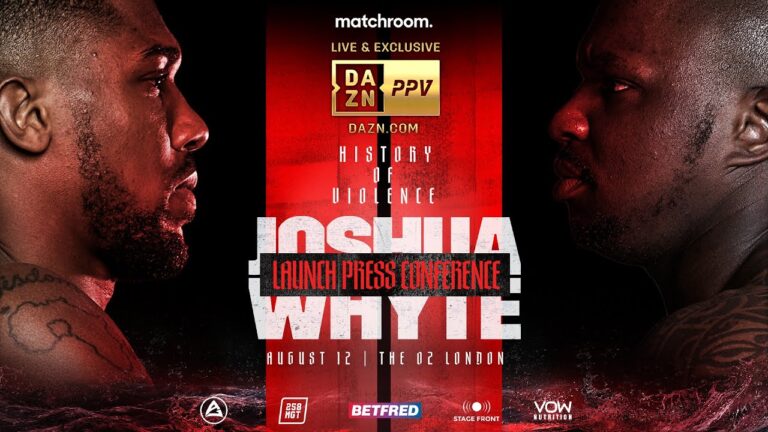 Anthony Joshua vs Dillian Whyte 2: Press Conference
