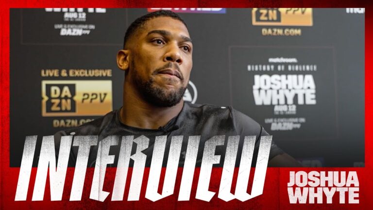 "People don't understand me!" – Anthony Joshua talks Dillian Whyte, Activity & Heavyweight division
