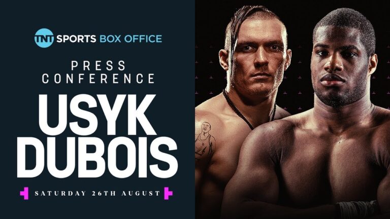 OLEKSANDR USYK vs DANIEL DUBOIS LIVE LONDON PRESS CONFERENCE
