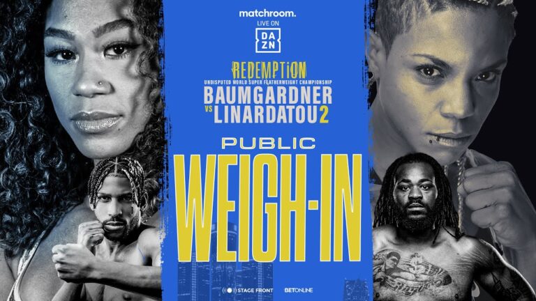 Alycia Baumgardner vs Christina Linardatou 2 Weigh In