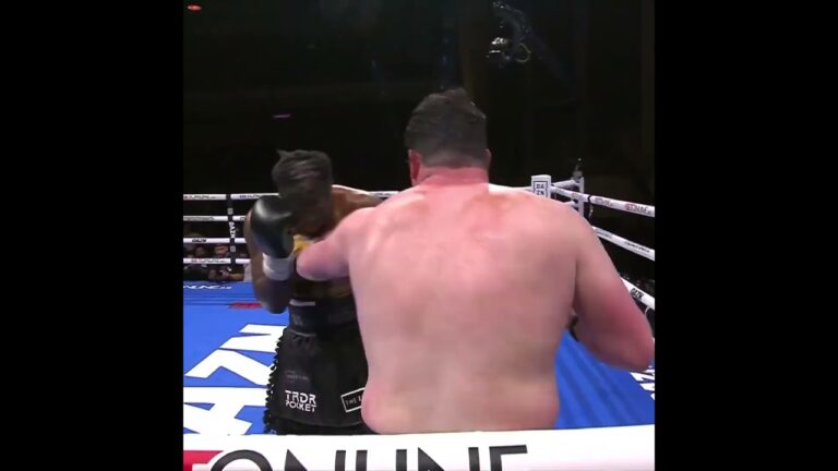 MONSTER uppercut from Jermaine Franklin! 💣 #shorts