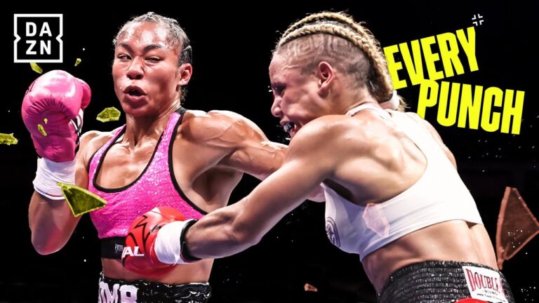 "WHAT A BATTLE!" Alycia Baumgardner vs Christina Linardatou 2 | Every Punch
