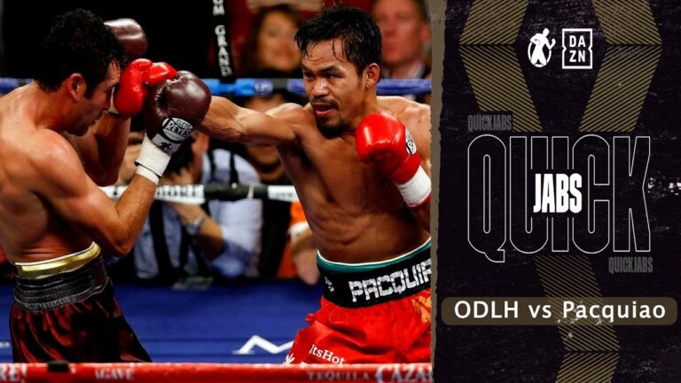 Quick Jabs | Oscar De La Hoya vs Manny Pacquiao Highlights!