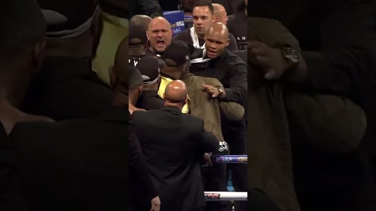 When Anthony Joshua & Dillian Whyte Descended Into CHAOS After R1 🤯