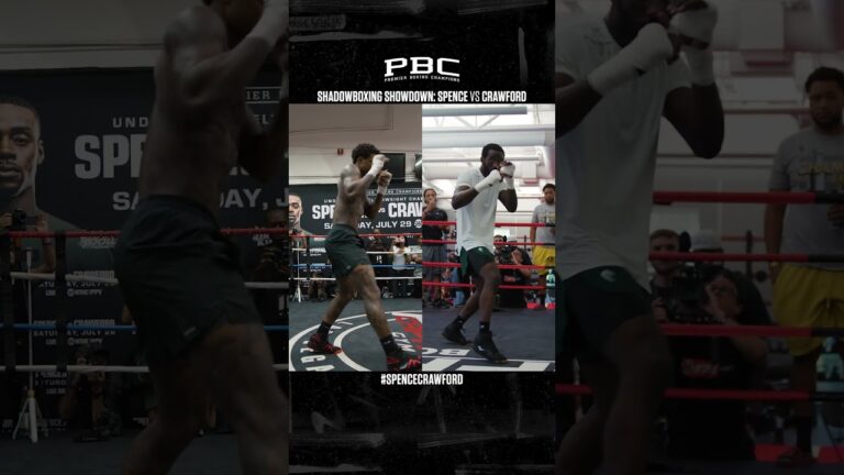 Shadowboxing Showdown: Errol Spence Jr. vs Terence Crawford | #SpenceCrawford
