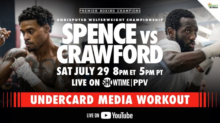 Spence vs. Crawford UNDERCARD MEDIA WORKOUT | #SpenceCrawford