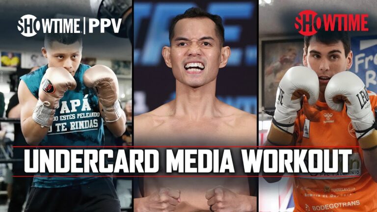 Errol Spence Jr vs. Terence Crawford: Undercard Media Workout | SHOWTIME PPV