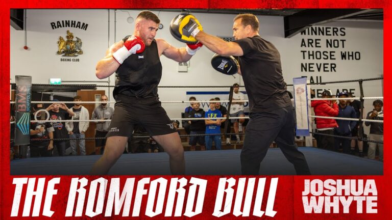 Johnny Fisher Media Workout Ft Eddie Hearn & Mark Tibbs