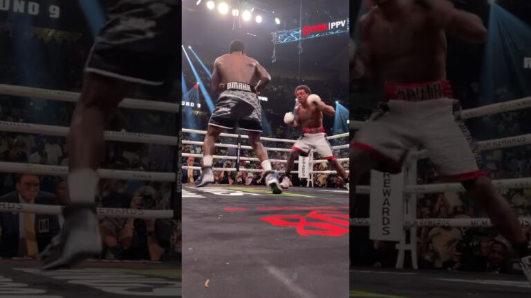 Ringside Angle Of Bud Stopping Spence 😨😱